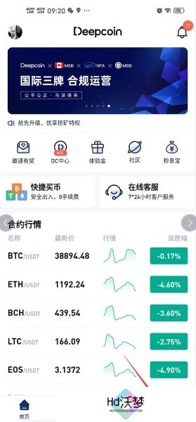 Deepcoin交易所