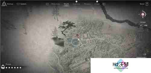 刺客信条影山城金阁寺失落的卷页位置