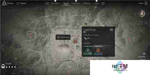 刺客信条影大和东大寺失落的卷页位置