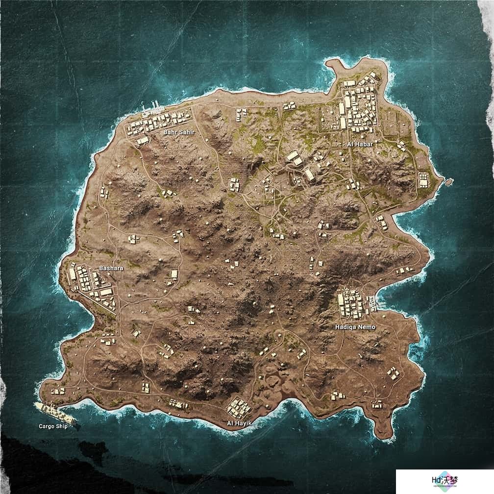 《PUBG》全地图场景