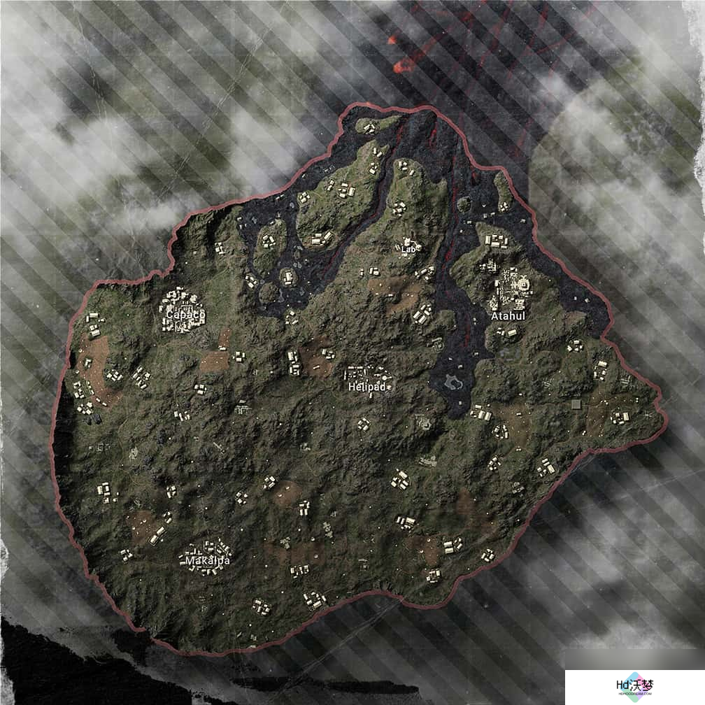 《PUBG》全地图场景