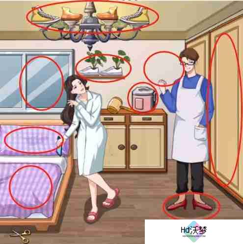 爆梗找茬王金屋藏鞋怎么过-金屋藏鞋攻略