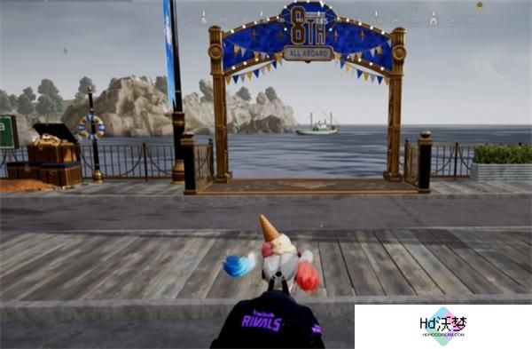 绝地求生八周年游轮位置介绍