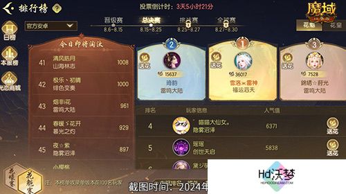 版本第一美女！魔域口袋版花魁赛总决赛即将开幕