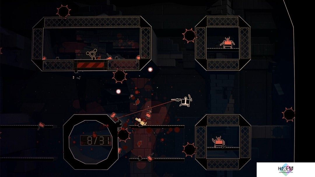 硬核平台跳跃游戏《Shotgun Cop Man》Steam页面开放 发售日待定