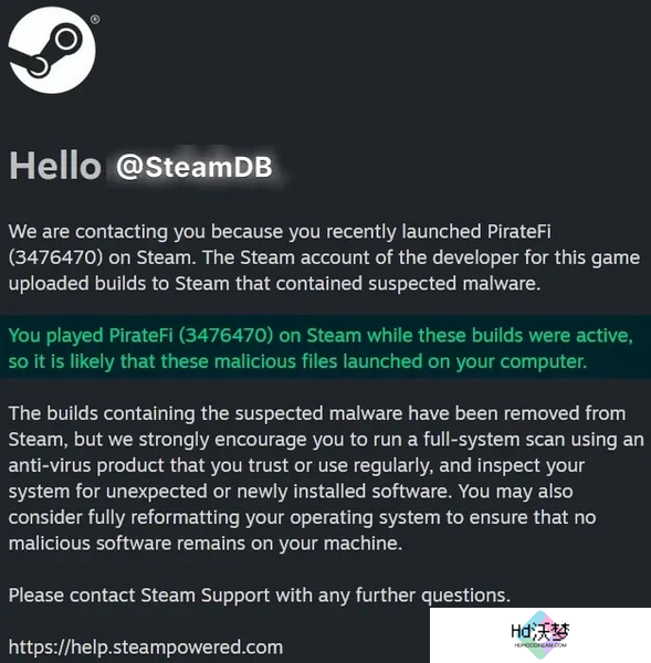 Steam免费游戏《PirateFi》被抓包：偷偷安装恶意软件