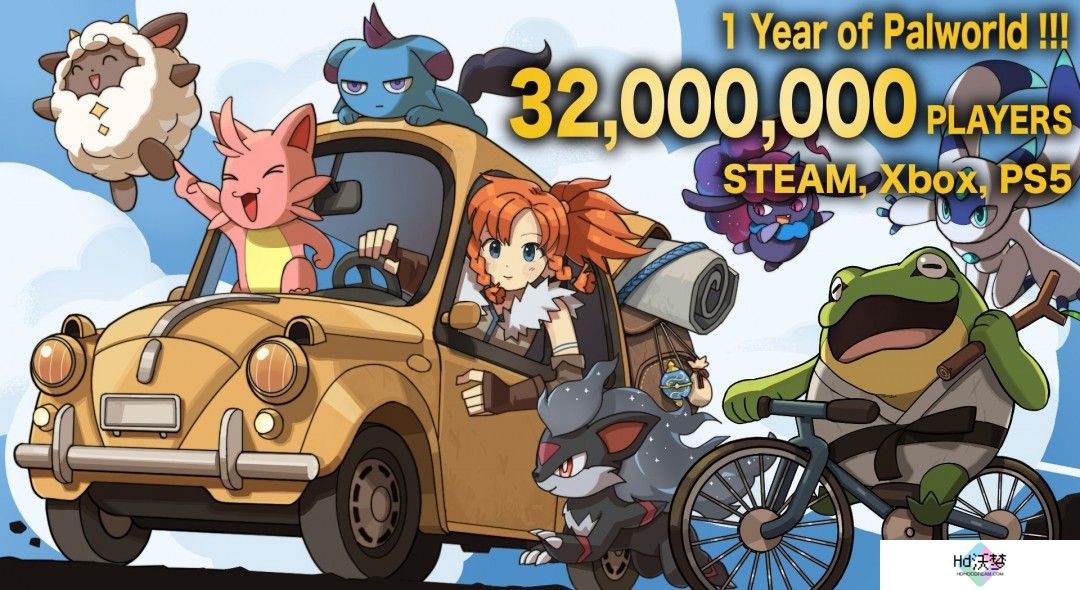《幻兽帕鲁》全平台玩家已经超过了3200万人