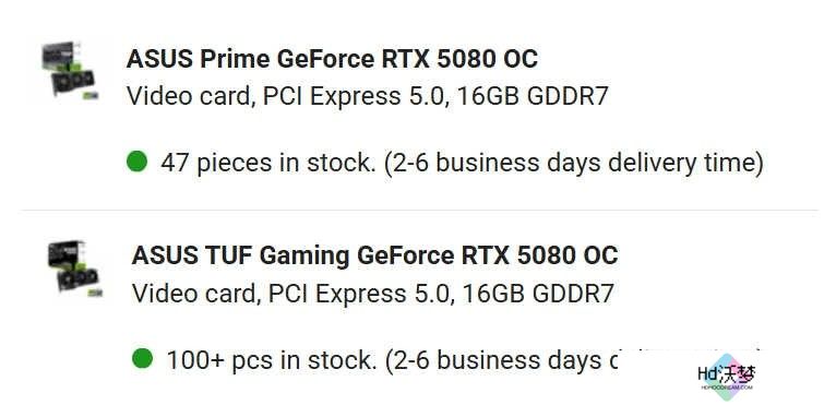 某零售商手握至少147块RTX 5080：但就是捂着不单卖