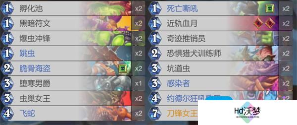 炉石传说星际英雄传虫DK卡组构筑推荐