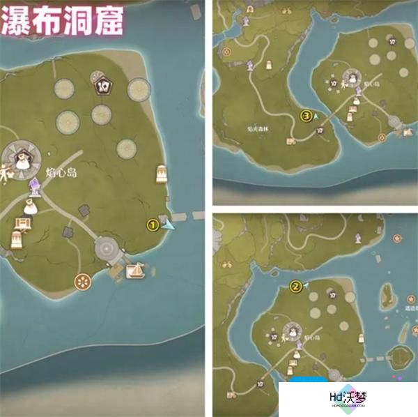 无限暖暖花焰群岛全烟花筒位置一览