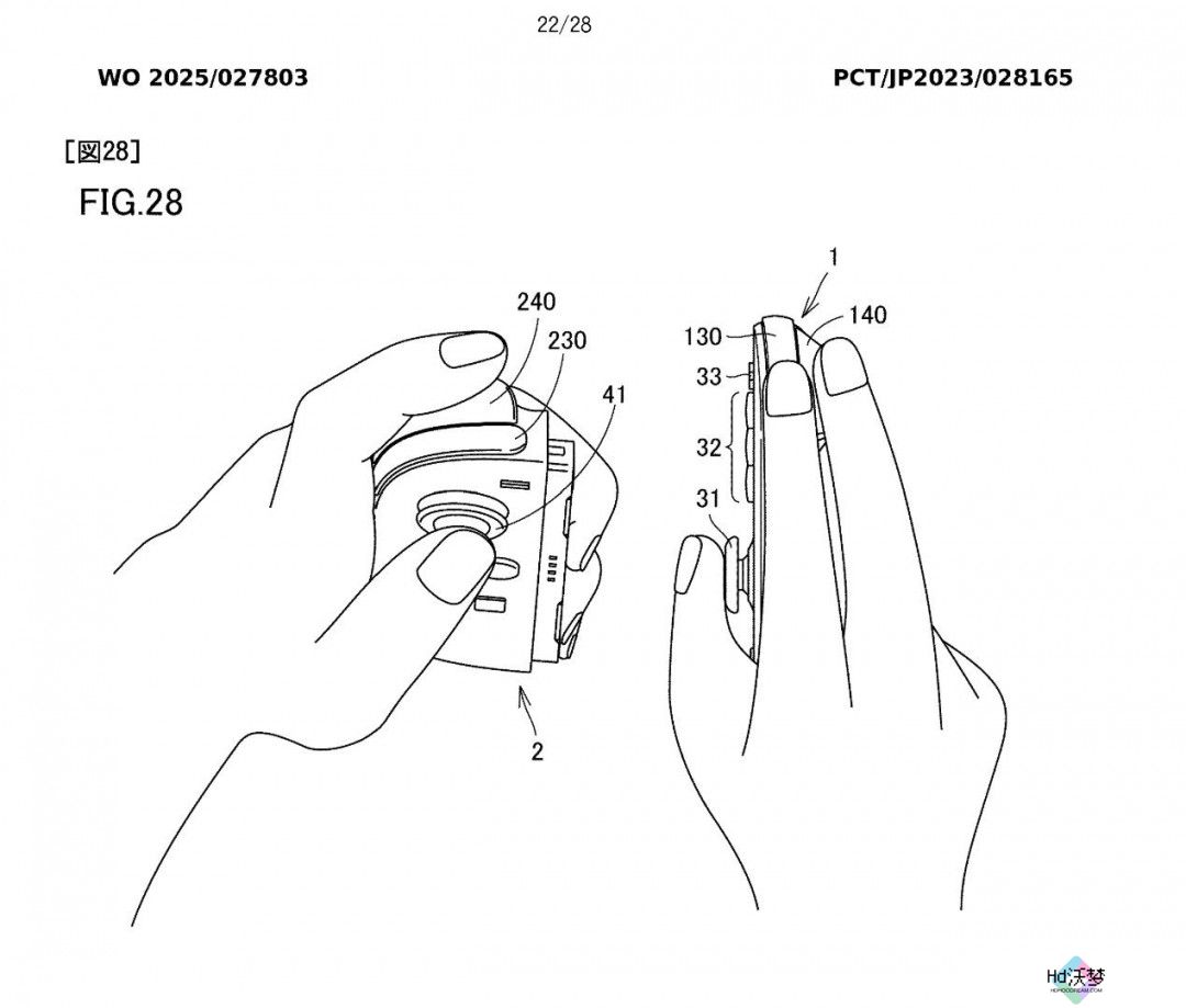 任天堂新专利曝光 佐证Switch 2将具有鼠标功能