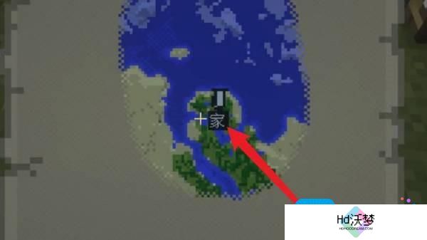 我的世界中如何标记地点