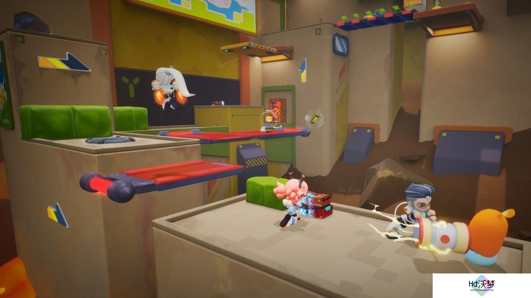闯关型派对游戏《异星狂奔》Steam页面 年内发售