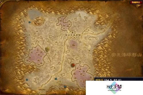 魔兽世界希利苏斯黑莲花分布图