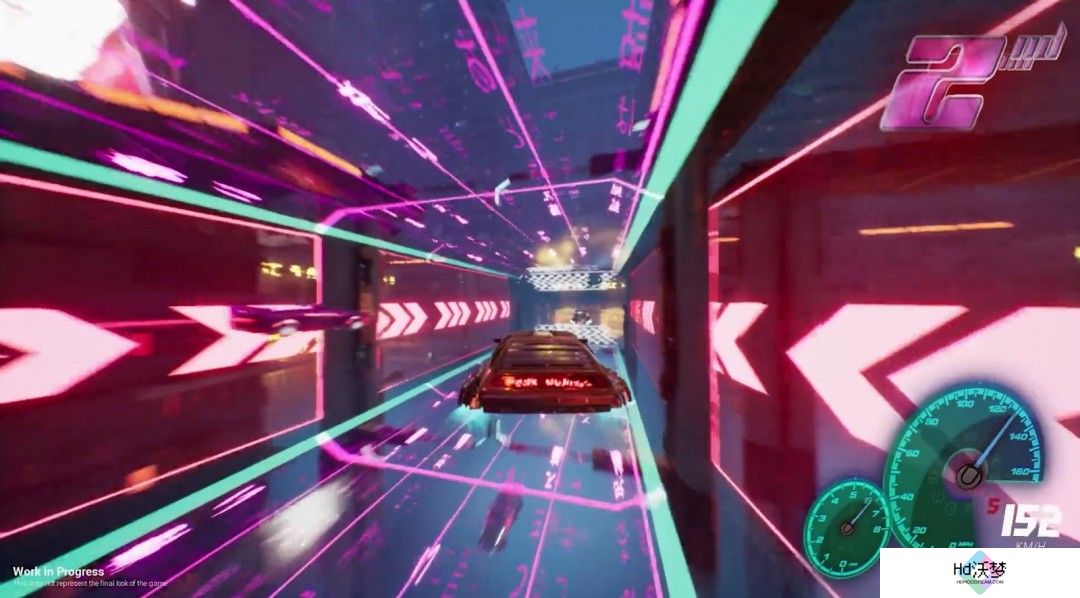 赛博朋克x飞行汽车！竞速游戏《Punk Runner》演示
