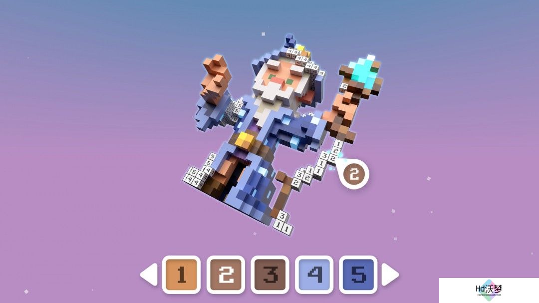 像素风3D休闲涂色游戏《彩色立方体》现已在Steam平台推出试玩Demo