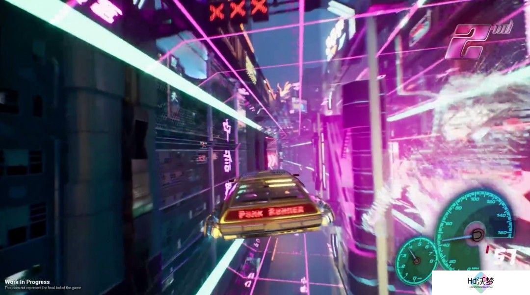 赛博朋克x飞行汽车！竞速游戏《Punk Runner》演示