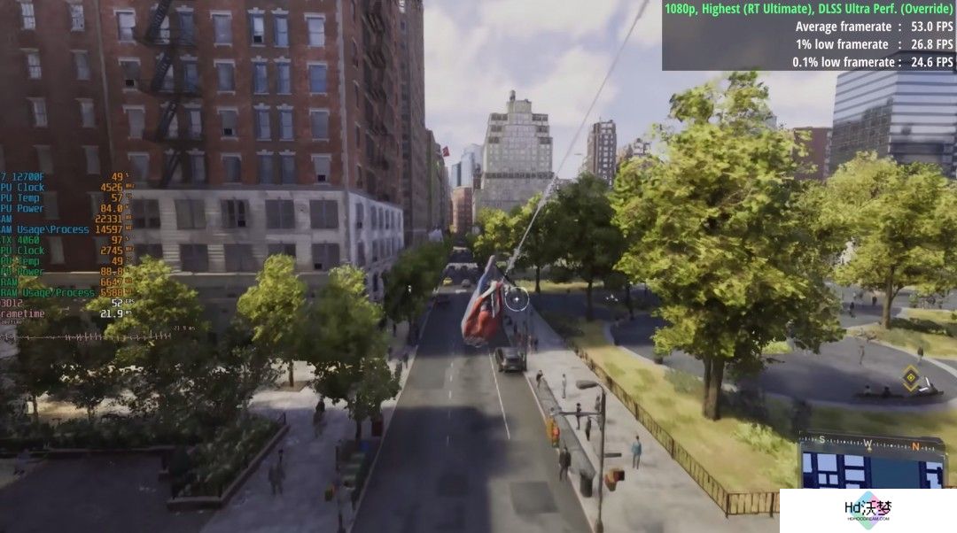 Switch 2的未来？《漫威蜘蛛侠2》360P DLSS 4体验视频