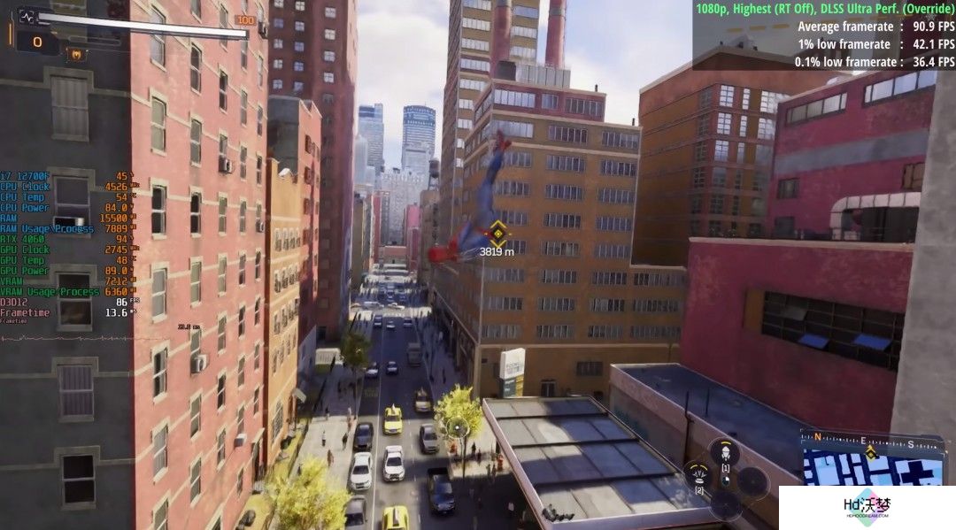 Switch 2的未来？《漫威蜘蛛侠2》360P DLSS 4体验视频