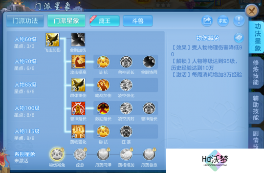 《幻唐志:逍遥外传》系别星象