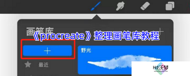 《procreate》整理画笔库教程